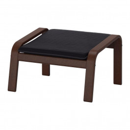 IKEA POANG-3 brazowy/Knisa czarny (492.446.81)