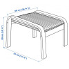 IKEA POANG-3 brazowy/Hillared antracyt (491.978.73) - зображення 5