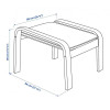 IKEA POANG-3 brazowy/Hillared bezowy (691.978.48) - зображення 7