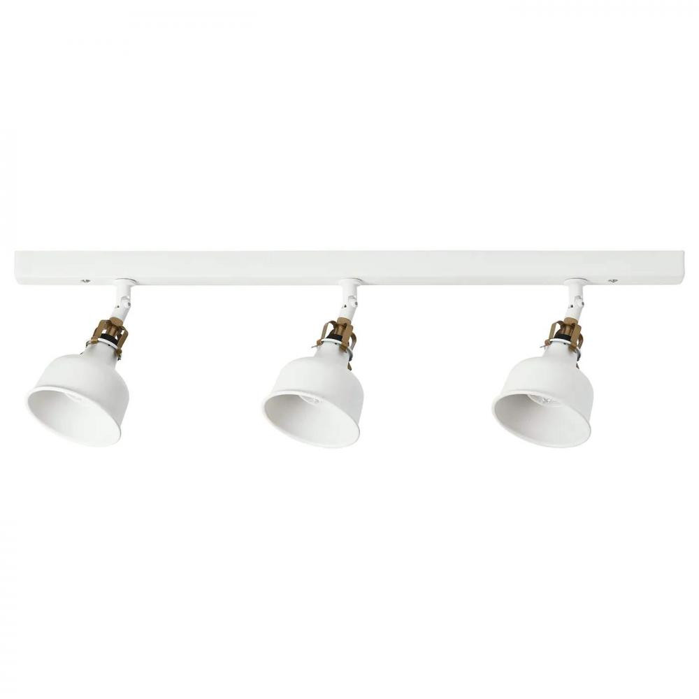 IKEA RANARP, 3 точечных светильника, белый (903.404.58) - зображення 1