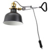 IKEA РАНАРП, Настенный софит/лампа с зажимом, черный (703.313.94) - зображення 3