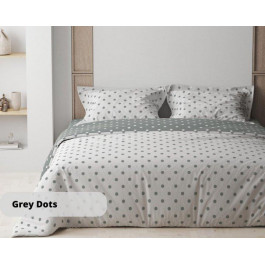 ТЕП Комплект постільної білизни  Happy Sleep Grey Dots двоспальний біло-сірий (2-03795_25117)