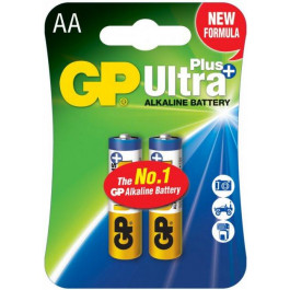 GP Batteries AA bat Alkaline 2шт Ultra Plus (GP15AUP-U2)