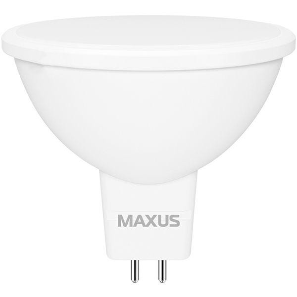 MAXUS LED MR16 5W 3000K 220V GU5.3 (1-LED-713) - зображення 1