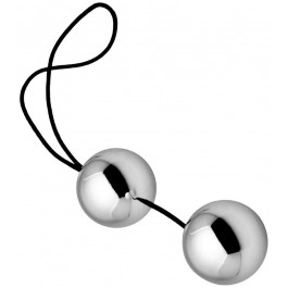XR Brands Вагінальні кульки Trinity Vibes Sterling Grey Benwa Balls, срібні (848518004352)