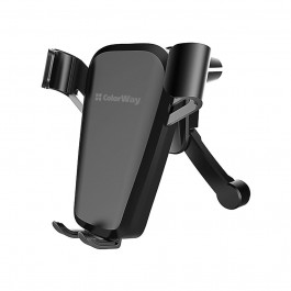 ColorWay Soft Touch Gravity Holder Black (CW-CHG03-BK)