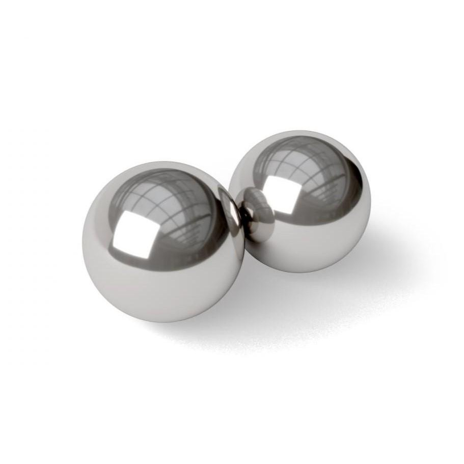 Blush Novelties Noir Stainless Steel Kegel Balls, срібні (819835024583) - зображення 1