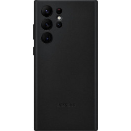 Samsung S908 Galaxy S22 Ultra Leather Cover Black (EF-VS908LBEG)