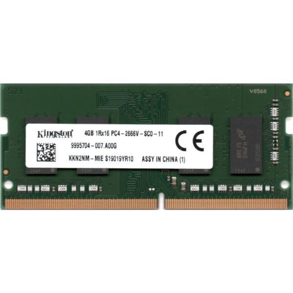 Kingston 4 GB SO-DIMM DDR4 2666 MHz (KKN2NM-MIE) - зображення 1