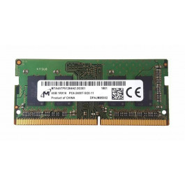 Micron 4 GB SO-DIMM DDR4 2400 MHz (MTA4ATF51264HZ-2G3E1)