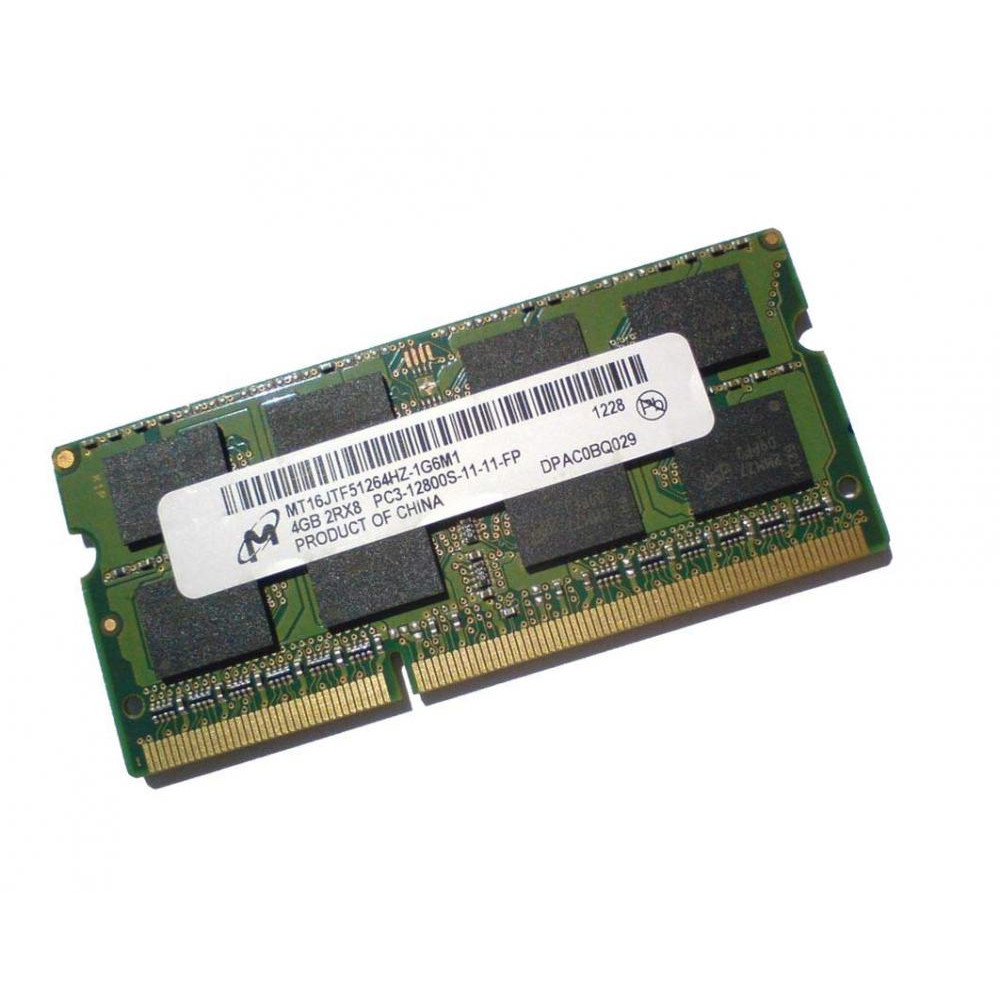 Micron 4 GB SO-DIMM DDR3 1600 MHz (MT16JTF51264HZ-1G6M1) - зображення 1