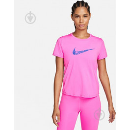 Nike Спортивная футболка женская  One Top FN2618-675 M Playful Pink/Hyper Royal (196976189372)