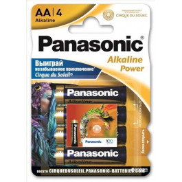 Panasonic AA bat Alkaline 4шт EVOLTA Cirque du Soleil (LR6REB/4BPR1)