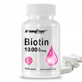 IronFlex Nutrition Біотин  Biotin 10 000 mcg 100 tabs