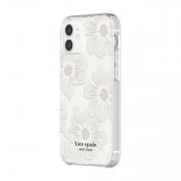 Kate Spade NY Protective Case for iPhone 12 mini Hollyhock Floral Clear (KSIPH-151-HHCCS)