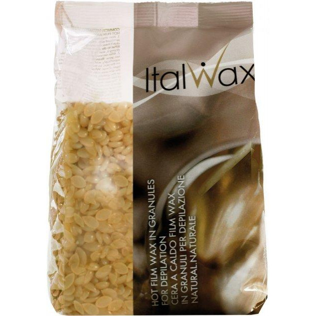 ItalWax Пленочный воск для депиляции  Натуральный в гранулах 1000 г (8032835163133) - зображення 1