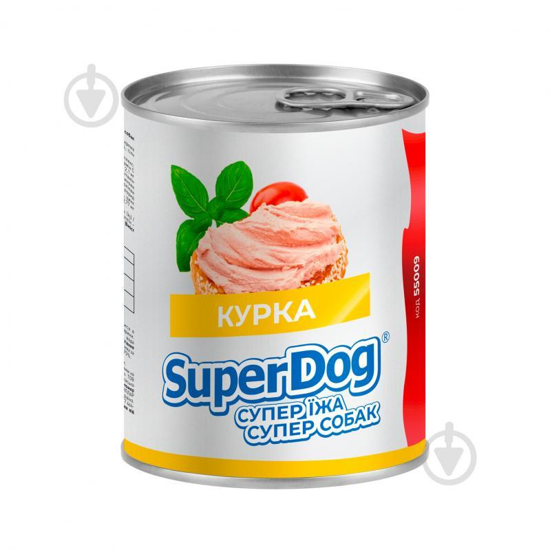 SuperDog паштет з куркою 800 г (4823089348841) - зображення 1