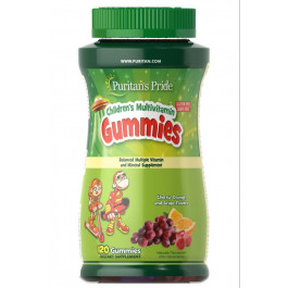 Puritan's Pride Children's Multivitamin Gummies, 120 желейних цукерок