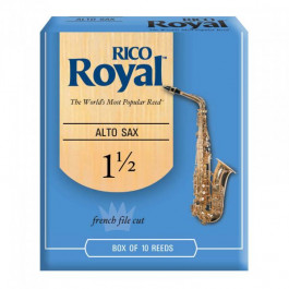 RICO Тростини для альт-саксофона  Royal (набір 10 шт.) #1.5