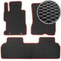 Kinetic Коврики в салон для Honda Civic 4D '06-12 EVA-полимерные черные (knt1316)
