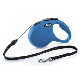 Flexi Повідець-рулетка для собак до 20 кг  Classic розмір M 8 м синій (C5055148)