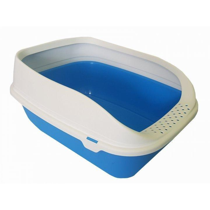 MPS Туалет для котів  Beta Plus Maxi Blue 49x39x17 см блакитний - зображення 1
