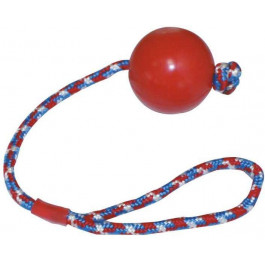 Croci Игрушка  литой мяч на веревке, для собак, резина, 6.5 см (C6AT0010)