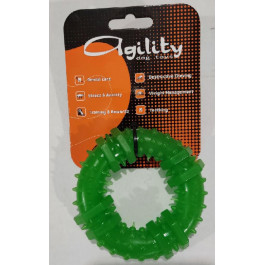 Agility Іграшка для собак  кільце 9 см зелене (PI0063)