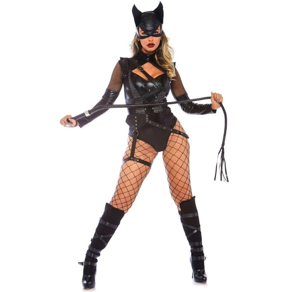 Leg Avenue Сексуальный костюм женщины кошки , M, 2 предмета, черный (86759/M) - зображення 1