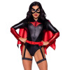 Leg Avenue Сексуальный костюм  Bat Woman, M, из 4 предметов, черно-красный (87137/M) - зображення 1