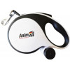 AnimAll Рулетка-повідець  з диспенсером м до 30 кг/5 метрів MS7016-B (біла/х/біла) 2000981277925 (2000981277 - зображення 1