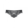 Obsessive Трусы Laluna crotchless panties black L/XL - MINI (410944) - зображення 2