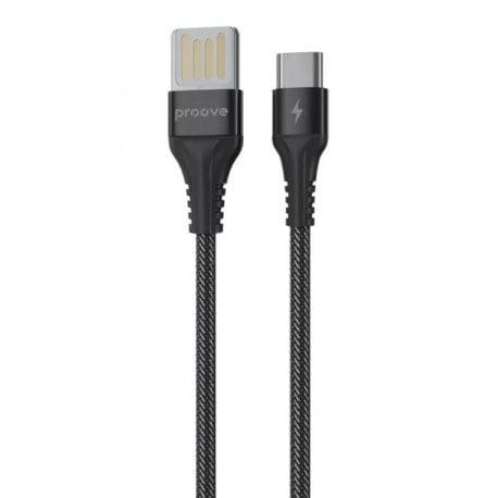 Proove USB to USB-C Double Way Weft 1m Black (CCDW20001201) - зображення 1