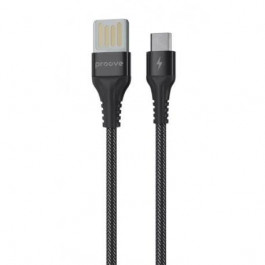 Proove USB to microUSB Double Way Weft 1m Black (CCDW20001301)