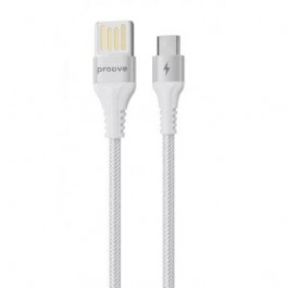 Proove USB to microUSB Double Way Weft 1m White (CCDW20001302)