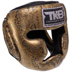 Top King Шолом боксерський з повним захистом Super Snake TKHGSS-02 / розмір S, чорний/золотий - зображення 1