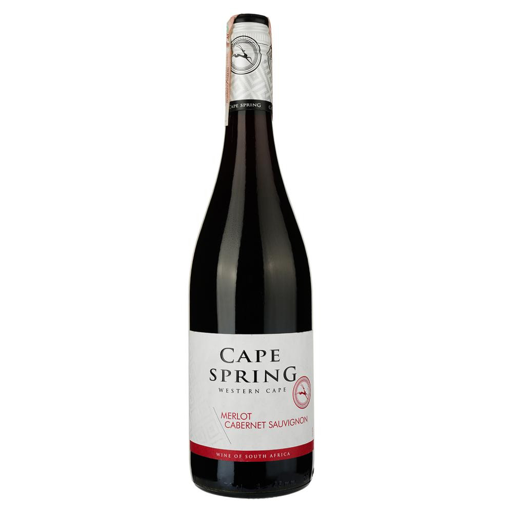 Cape Spring Вино  Merlot-Cabernet червоне сухе, 14%, 750 мл (3263286355302) - зображення 1