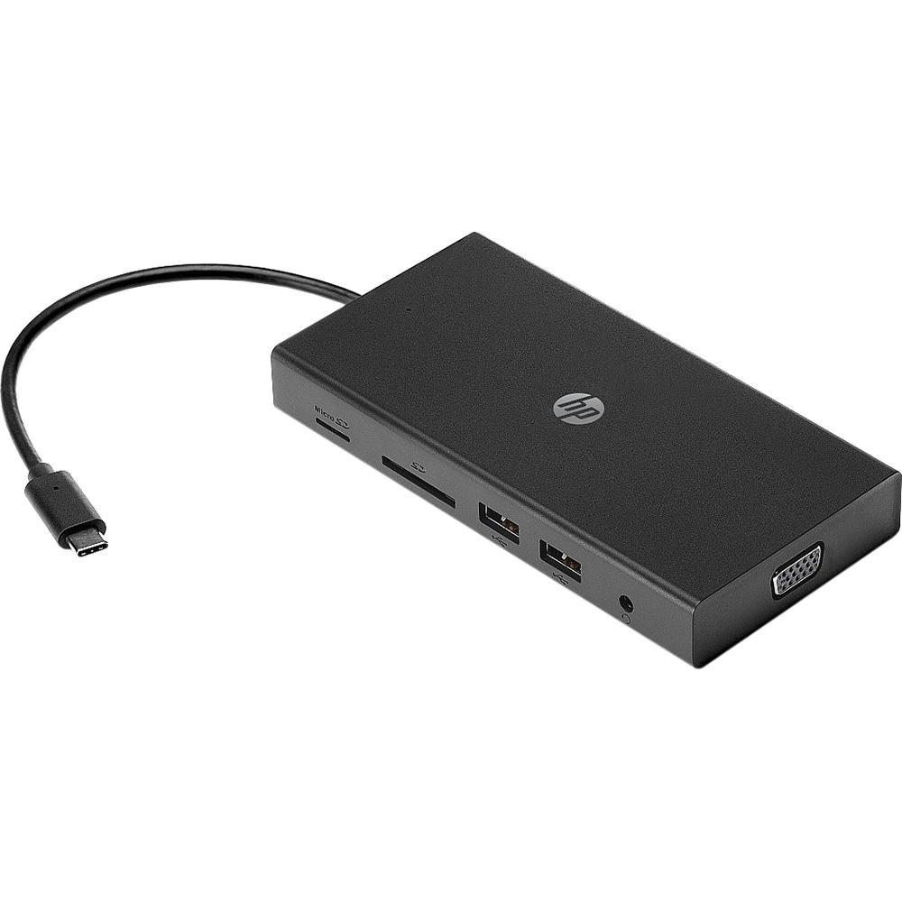 HP Travel USB-C Multi Port Hub (1C1Y5AA) - зображення 1