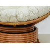 CRUZO Крісло-гойдалка Папасан  кругле плетене з ротанга з м&#39;яким сидінням подушкою (kk0014) - зображення 9