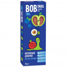 Bob Snail Конфеты BobSnail натуральные яблочно-черничные 30 г (4820206080066)