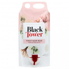 Reh Kendermann Вино  Black Tower Pinot Noir Rose Pouch 1,5 л сухе тихе рожеве (4069600018262)