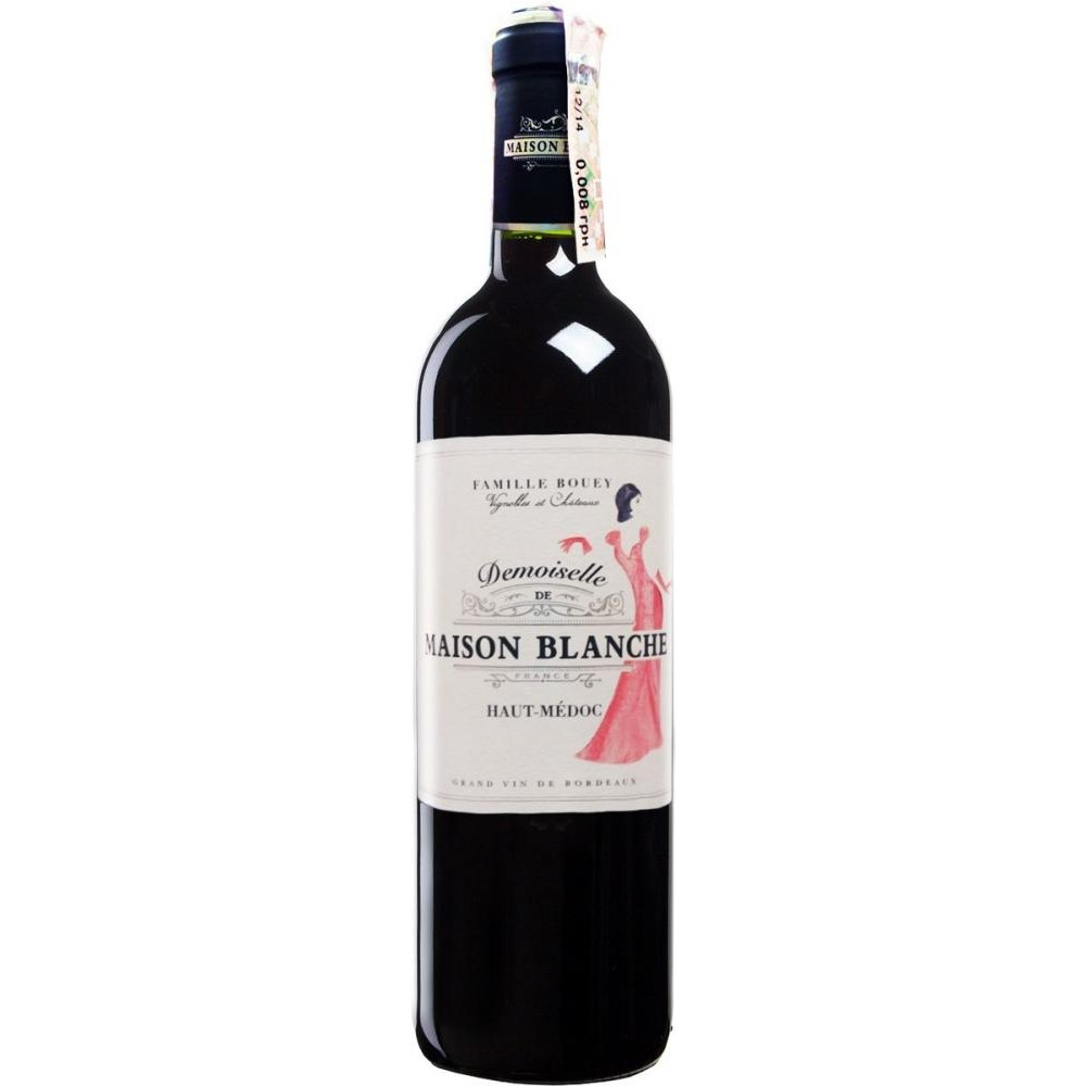Maison Bouey Вино  Demoiselle de Maison Blanche 0,75 л сухе тихе червоне (3295890215703) - зображення 1