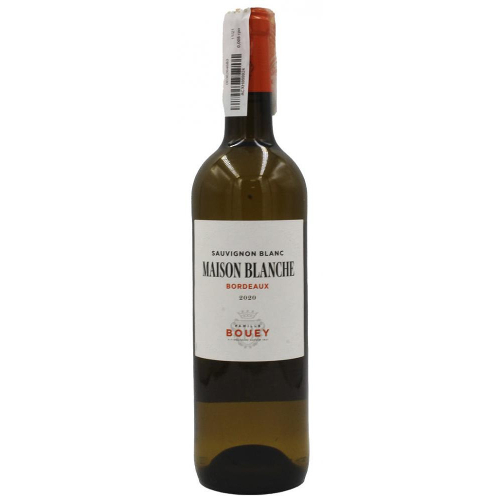 Maison Bouey Вино  Maison Blanche Blanc Boise 0,75 л сухе тихе біле (3295890229502) - зображення 1