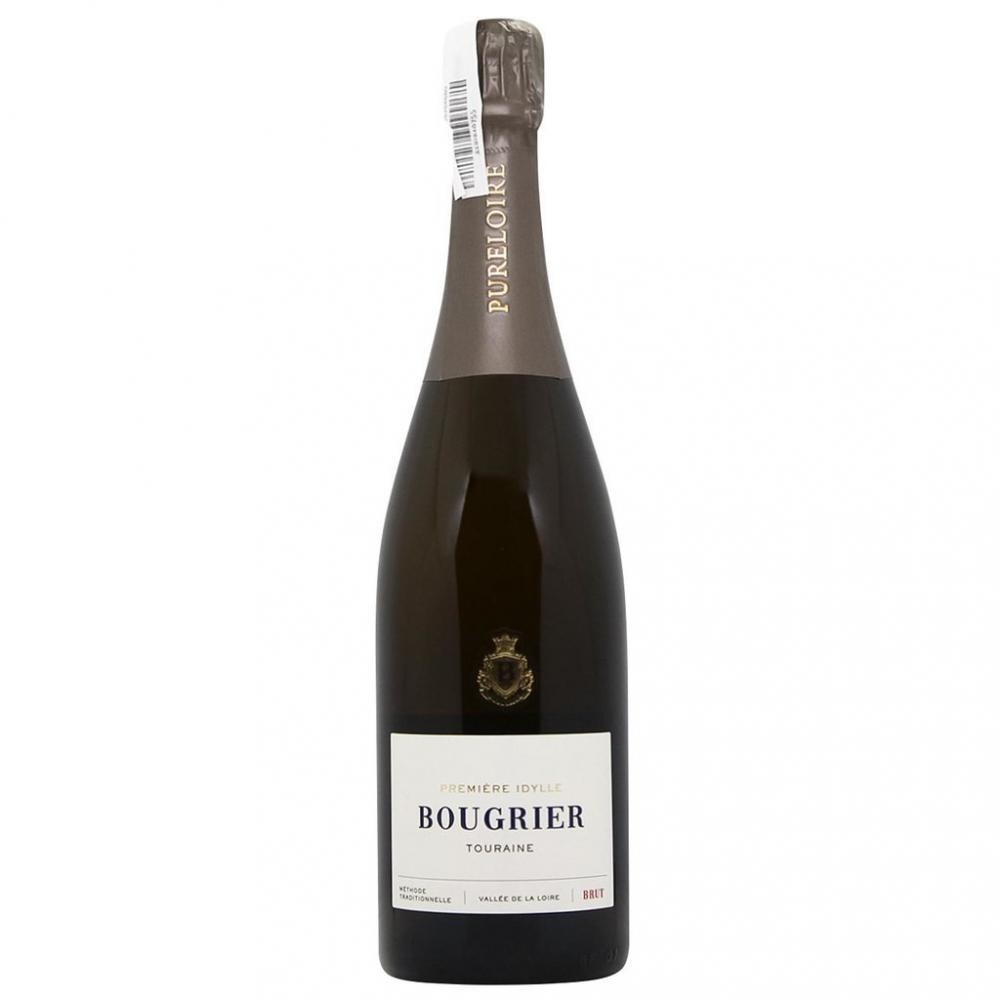 Bougrier S.A. Вино Bougrier Touraine Brut Premiere Idylle 0,75 л брют ігристе біле (3172250000417) - зображення 1