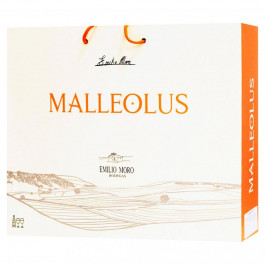 Emilio Moro Вино Bodegas  Malleolus (gift box set 2 glasses + 1 screwcap) 0,75 л сухе тихе червоне (843655731155