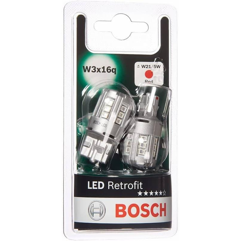 Bosch W21/5W 2.5W LED RED (1987301525) - зображення 1