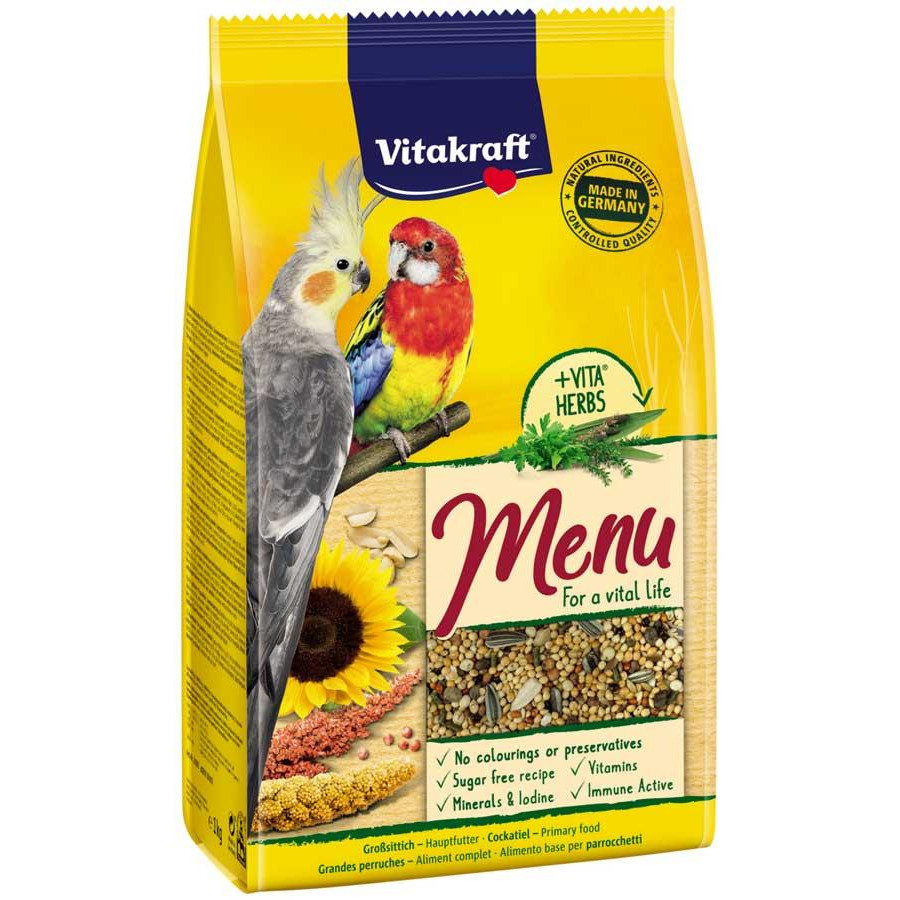 Vitakraft Menu Vital для австралийских попугаев 1 кг - зображення 1