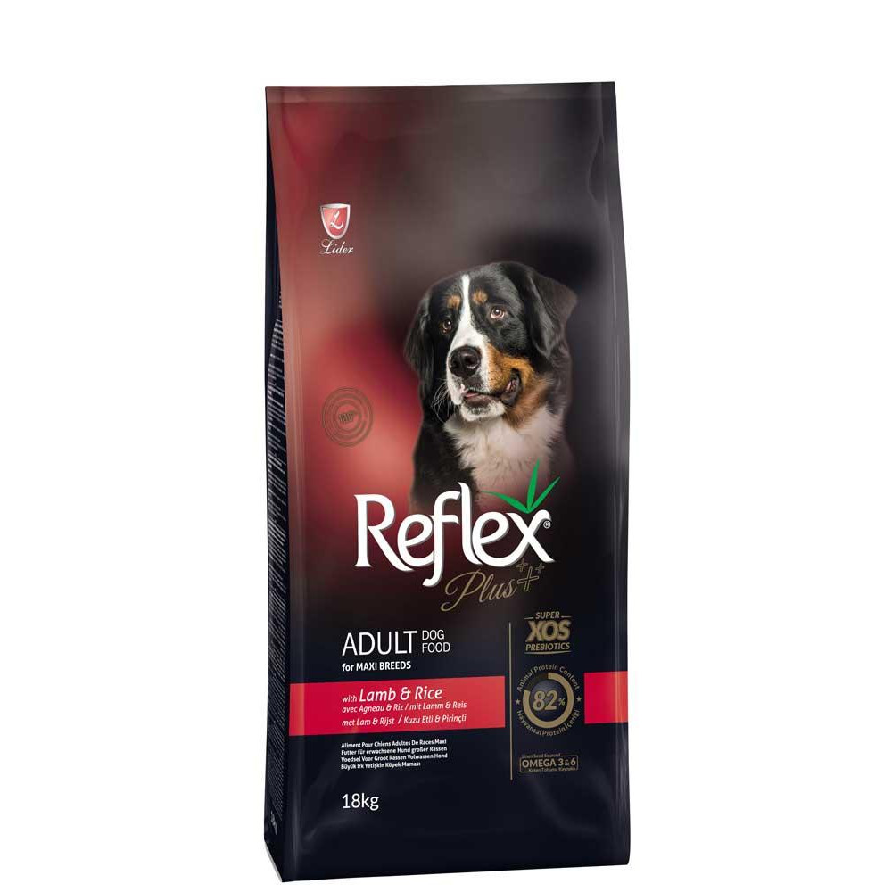 Reflex Plus Adult Maxi Breeds Lamb Rice 18 кг RFX-204 - зображення 1