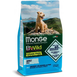 Monge Bwild Grain Free Adult Mini with Anchovies 2,5 кг (70004725)