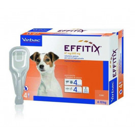 Virbac Effitix - капли от блох и клещей Эффитикс для собак Вес 1,5 - 4 кг, одна пипетка (181475-RK)